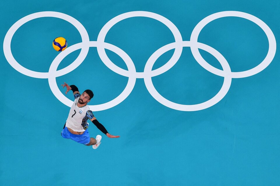 Facundo Conte sueña con la primera final olímpica del vóley argentino
