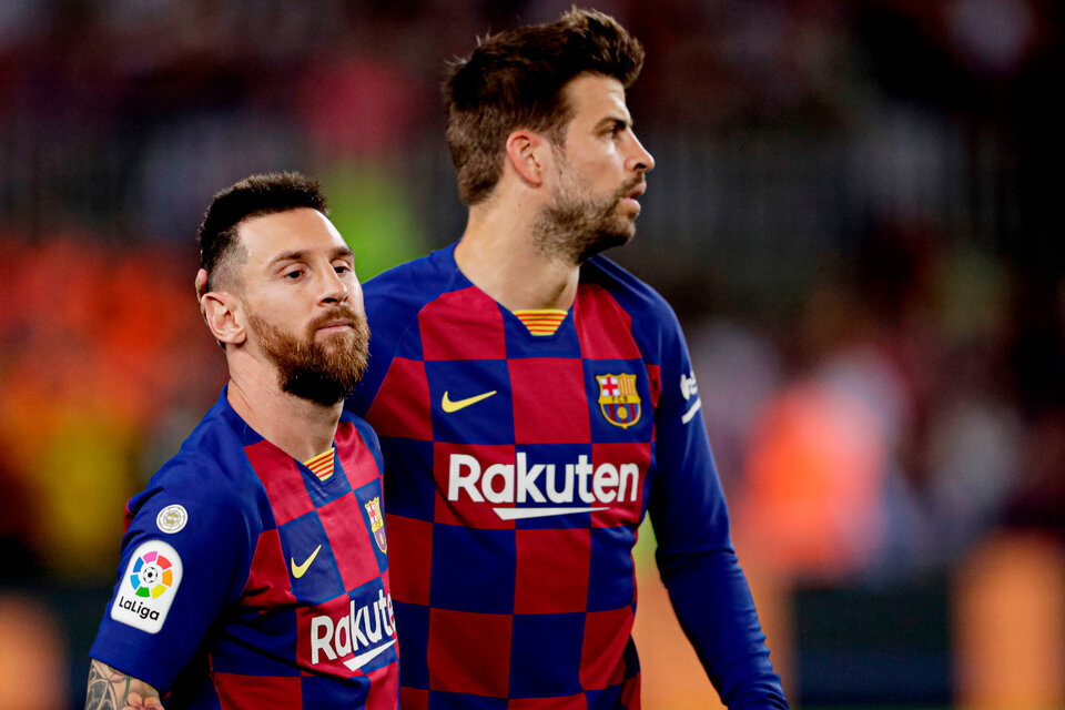 Piqué recordó muy bien a Lionel Messi (Fuente: AFP)