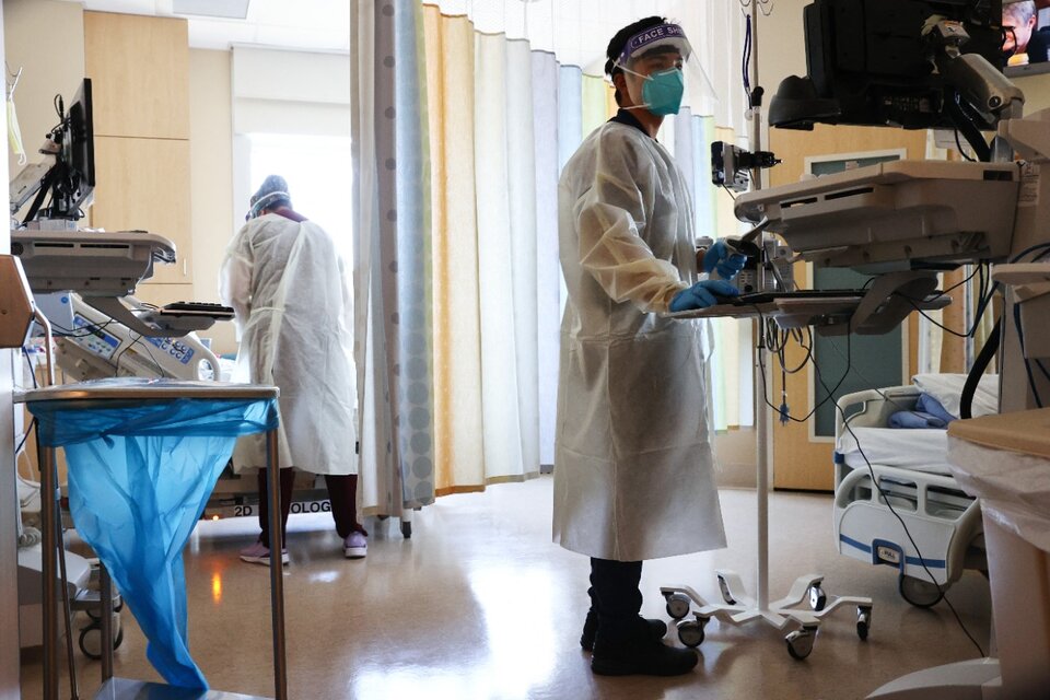 El país norteamericano registró 1.450 niños y niñas hospitalizados por la covid-19. (Fuente: AFP)
