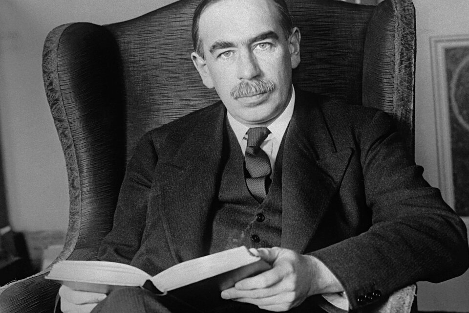 El economista inglés John Maynard Keynes.