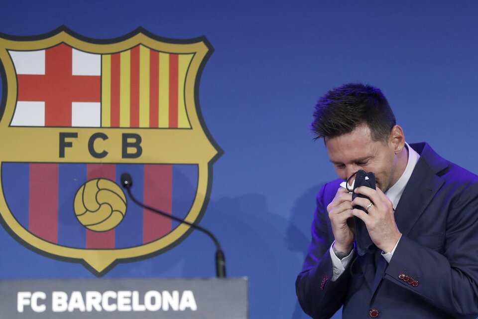 Messi contó que tras el comunicado del Barcelona, él y su familia estaban "ansiosos por la incertidumbre de lo que iba a pasar". (Fuente: EFE)