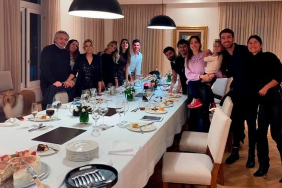 La foto del cumpleaños de la primera dama.