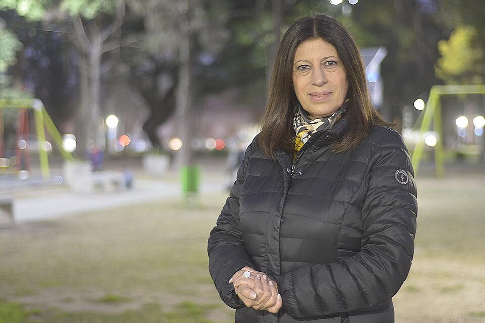 Clara García, la candidata del socialismo para la senaduría. (Fuente: Sebastián Vargas)