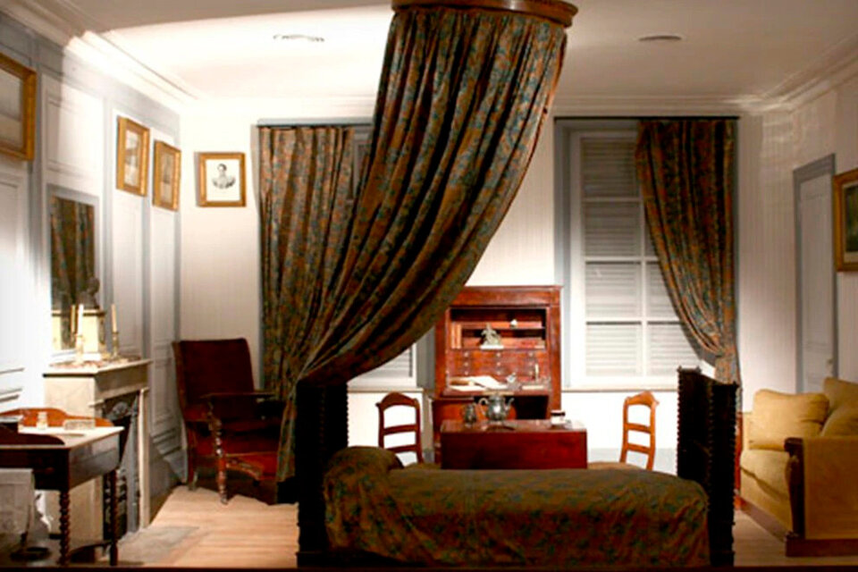 La habitación donde murió José de San Martín.