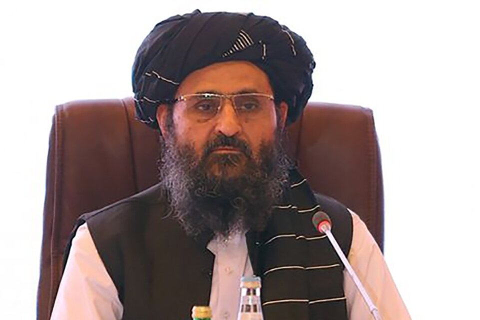 Mulá Abdul Ghani Baradar Akhund, líder de los talibanes. (Fuente: AFP)
