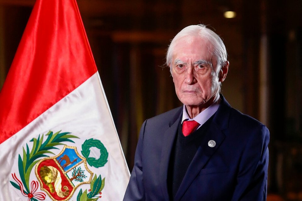 Héctor Béjar, el renunciante canciller de Pedro Castillo. (Fuente: AFP)
