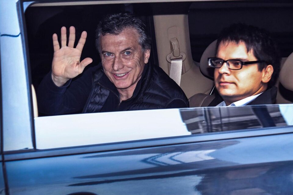 Darío Nieto, hoy candidato de JxC, junto a Mauricio Macri. (Fuente: Télam)