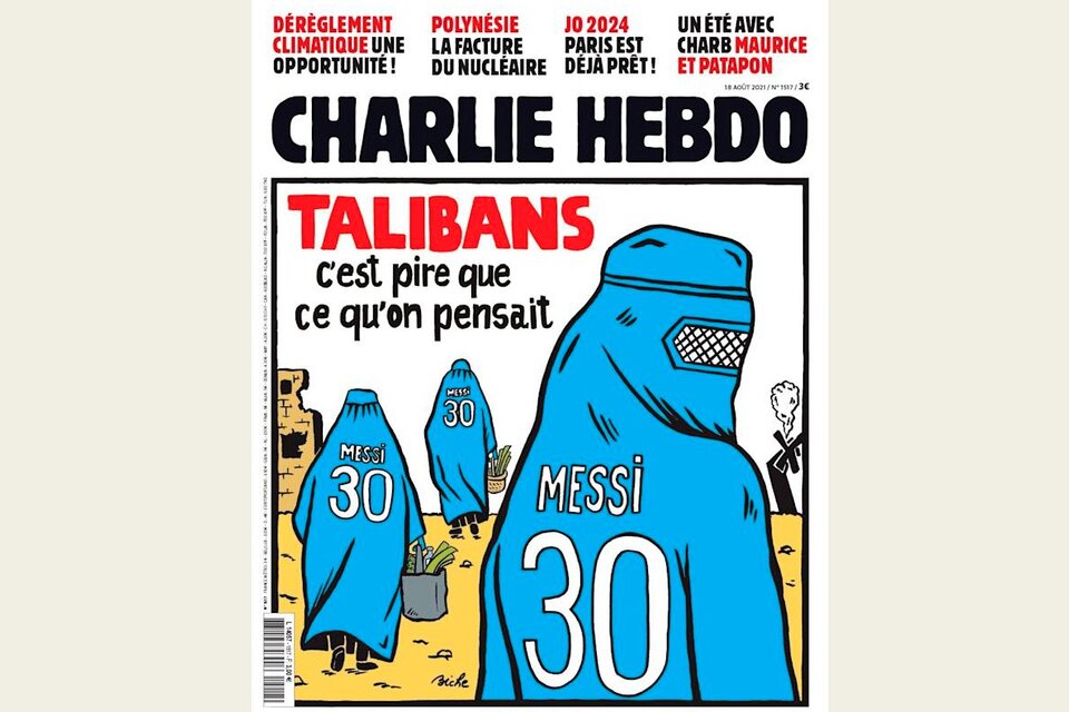 La portada del número de "Charlie Hebdo" que está en la calle. 