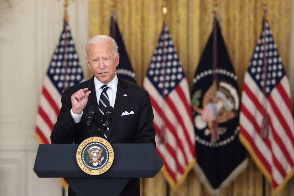 "No sé si era posible haber salido sin que se produjera un caos", dijo Joe Biden. (Fuente: AFP)