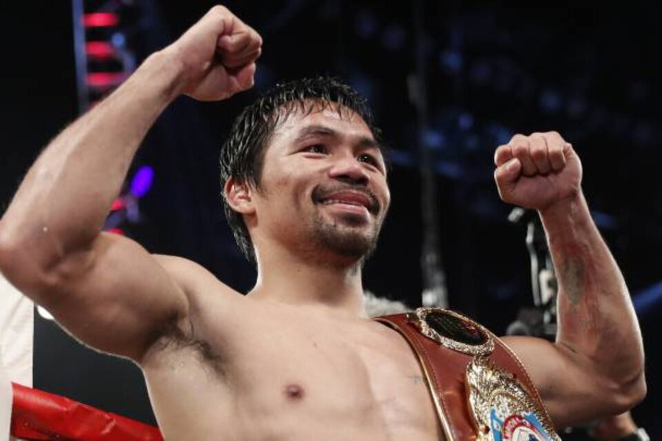Manny Pacquiao vuelve al boxeo tras dos años de ausencia (Fuente: AFP)
