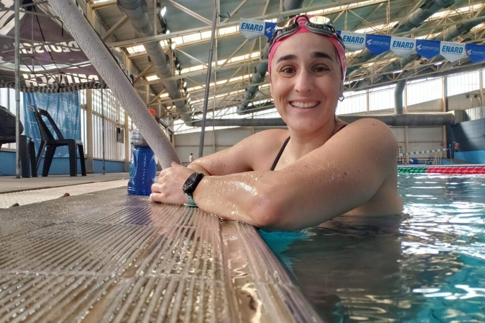 Pilar Geijo regresó al circuito de aguas abiertas con un podio (Fuente: @DeportesAR)