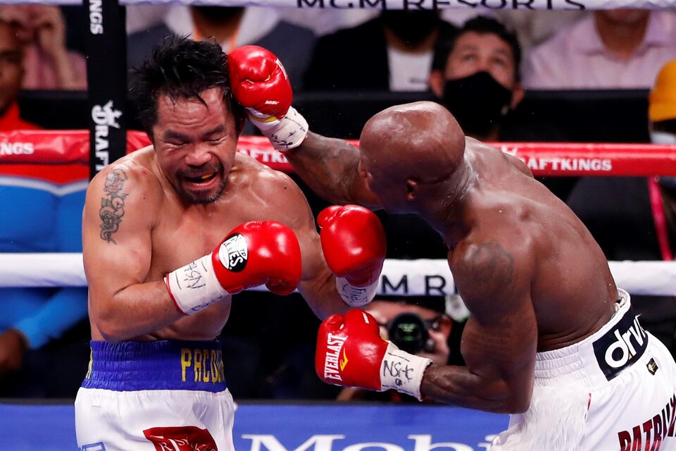 Manny Pacquiao perdió con el cubano Yordenis Ugás y habló de su retiro el boxeo (Fuente: EFE)