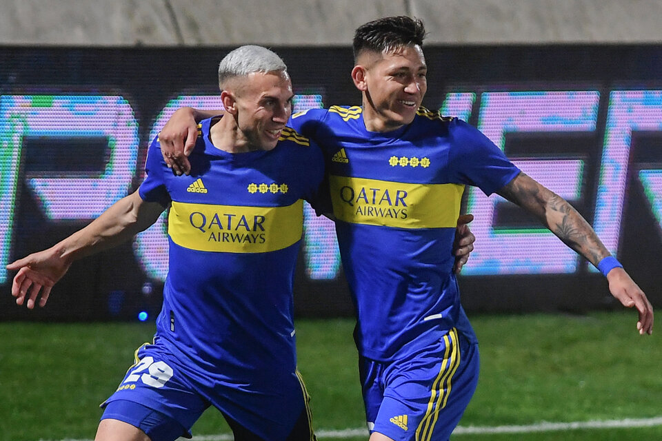 Norberto Briasco festejó su primer gol en Boca tras ocho partidos (Fuente: NA)