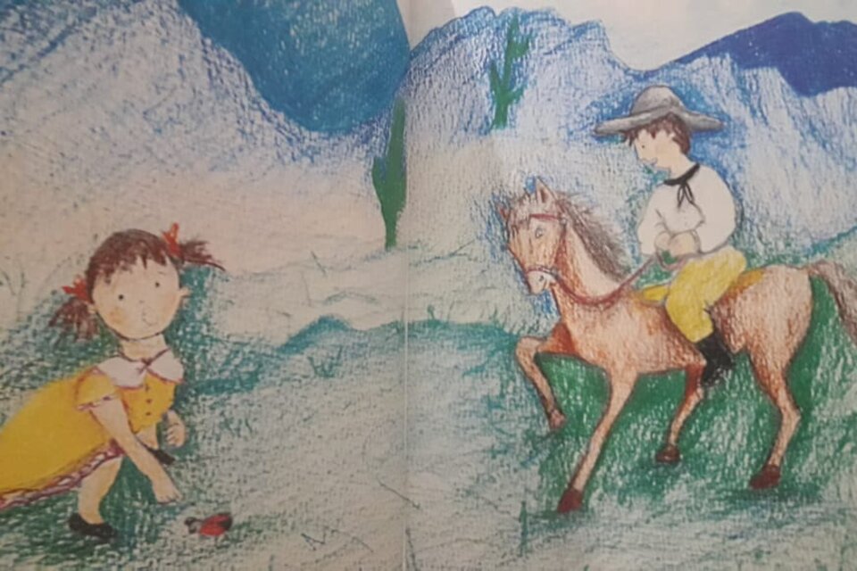 Un libro de cuentos sobre Güemes niño  (Fuente: Ilustración: Romina Barros)