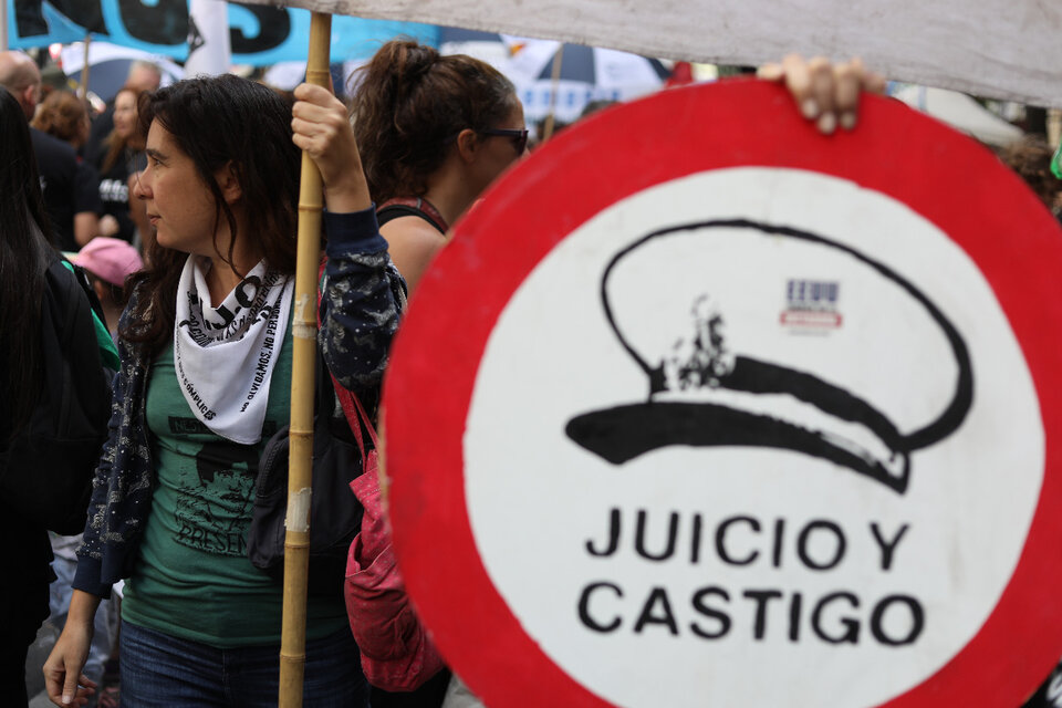 El rechazo a la designación de Gustavo Albonico fue unánime en todo el abanico de organismos de derechos humanos. (Fuente: Joaquín Salguero)