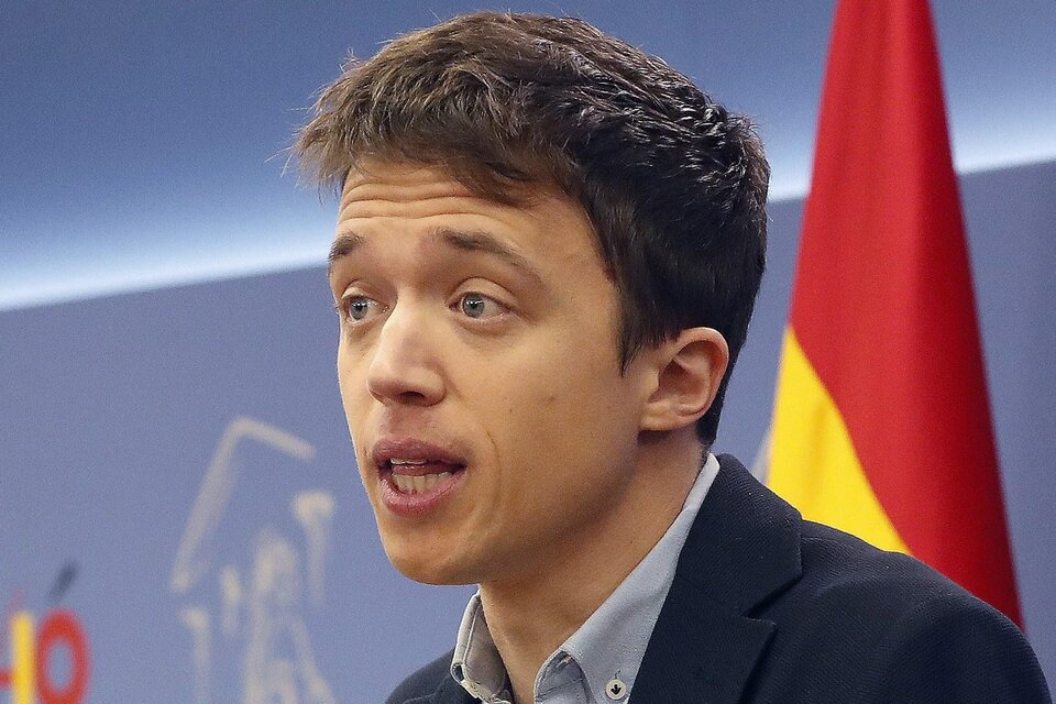 Iñigo Errejón, diputado del parlamento español y aliado de los carpinchos.  (Fuente: EFE)
