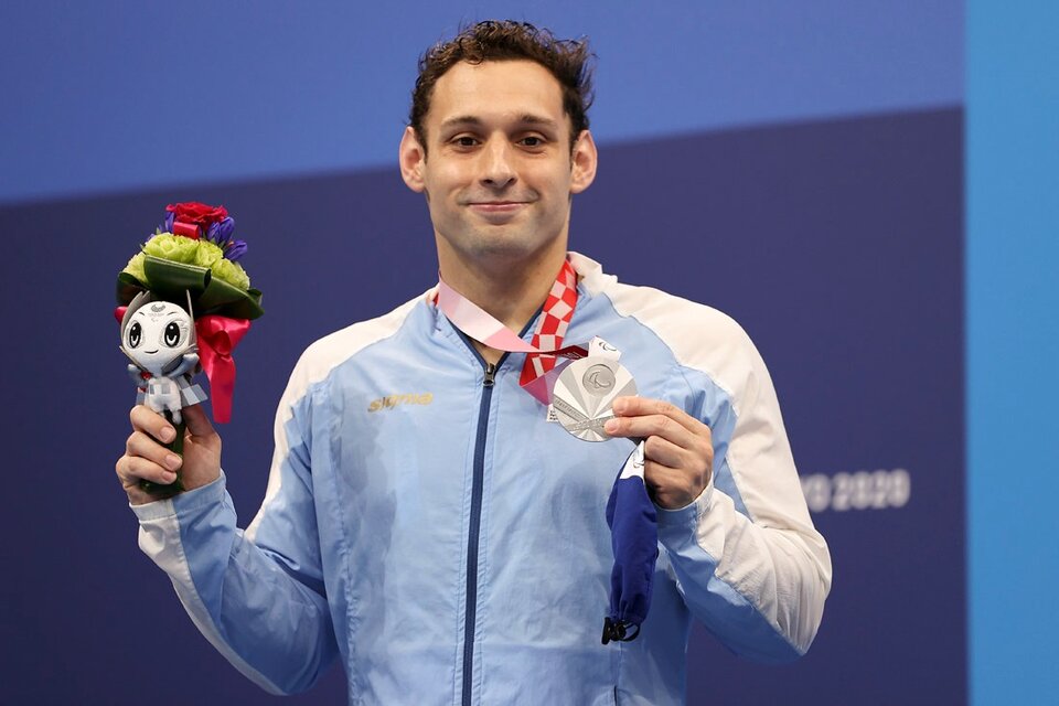 Pipo Carlomagno logró la tercera medalla argentina en los Juegos Paralímpicos (Fuente: Instagram)