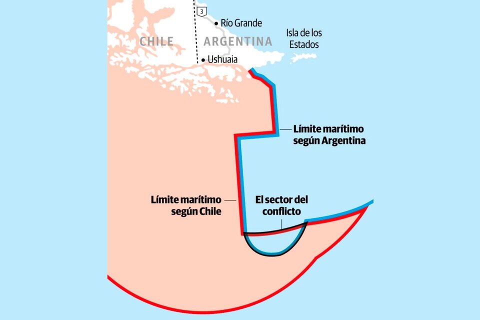 Felipe Solá posteó que "el PRO ha puesto en un plano de igualdad el reconocimiento de la ONU de los derechos argentinos sobre el mar austral con una decisión unilateral expresada en un decreto presidencial de Chile". (Fuente: Cancillería Argentina)
