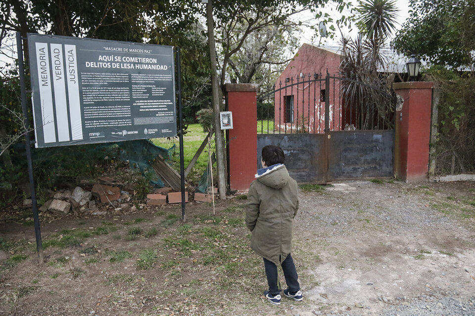 Los propietarios de la casa de la Masacre de Marcos Paz la cedieron a hijos e hijas de aquellos militantes, quienes se preparan para convertirla en un “espacio que resguarde y mantenga viva la memoria”. (Fuente: Leandro Teysseire)