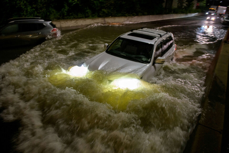 Huracán Ida: los impactantes videos de las inundaciones en Nueva York y Nueva Jersey (Fuente: AFP)