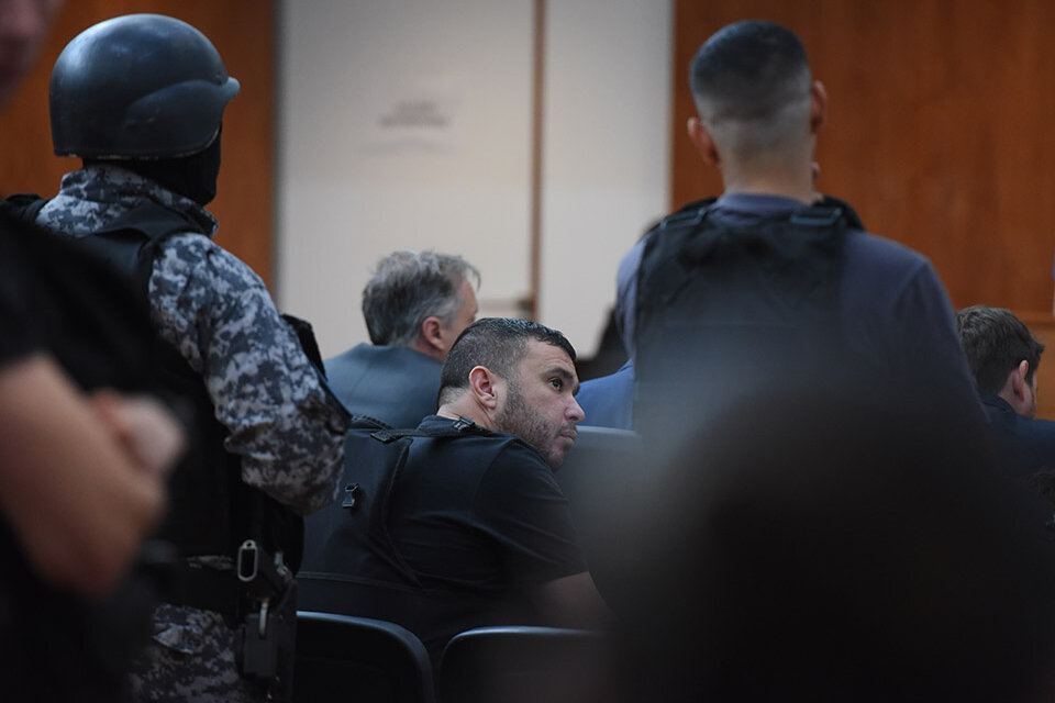 Esteban Lindor Alvarado, en una de las audiencias de su juicio. (Fuente: Sebastián Granata)