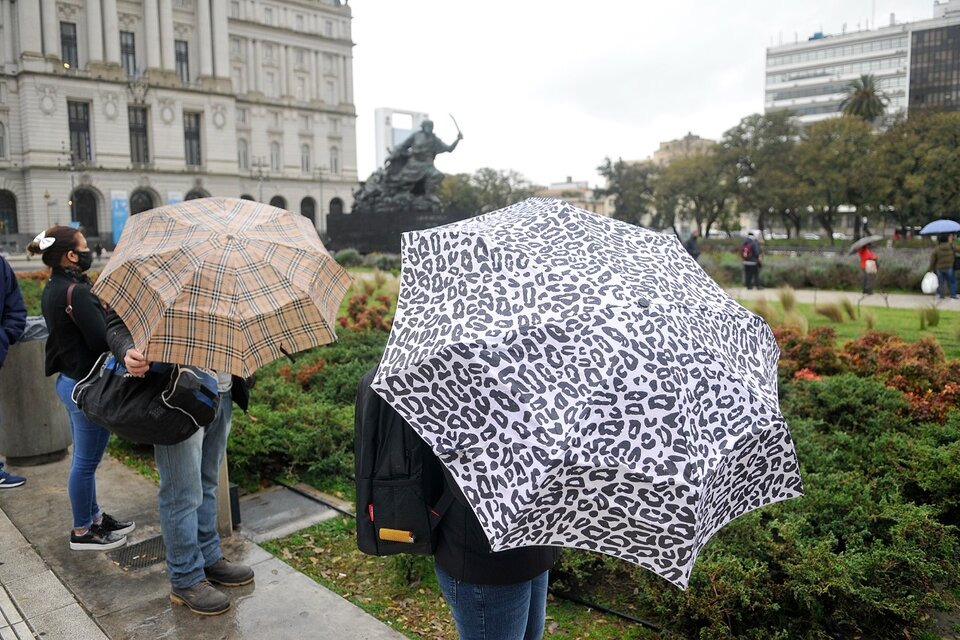 El Servicio Meteorológico anuncia varios día de lluvia en Buenos Aires y hay alerta por fuertes tormentas y viento. (Fuente: Sandra Cartasso)