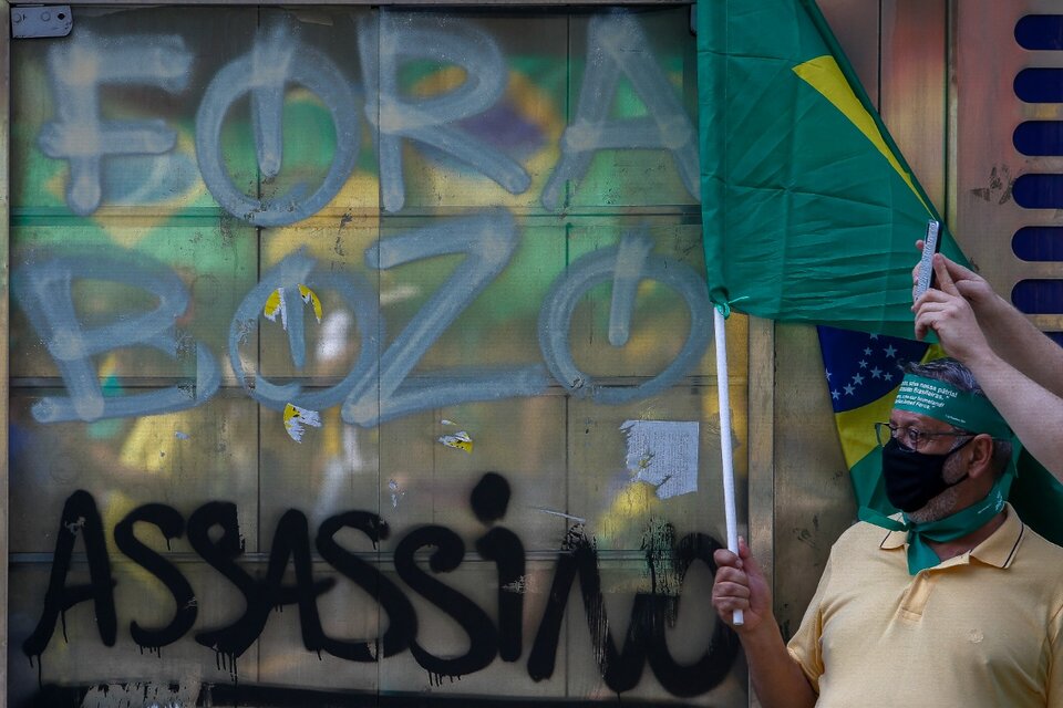El gigante sudamericano se encuentra movilizado con marchas a favor y en contra del ultraderechista Bolsonaro.  (Fuente: AFP)