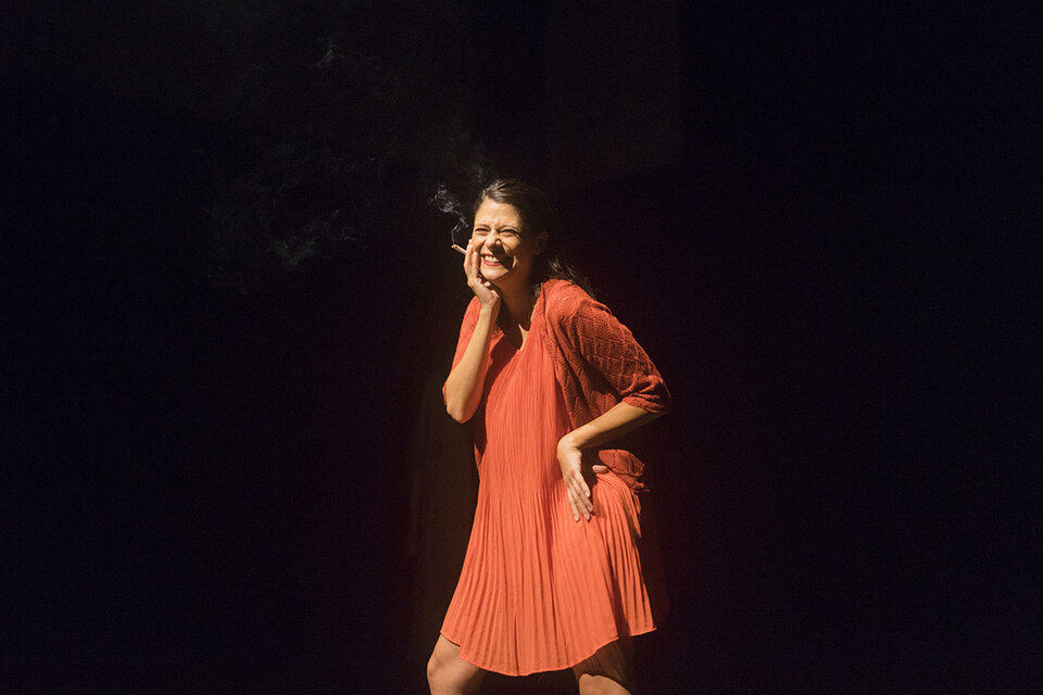 La actriz Yanina Gruden también está en escena con "Tu amor será refugio", en el San Martín