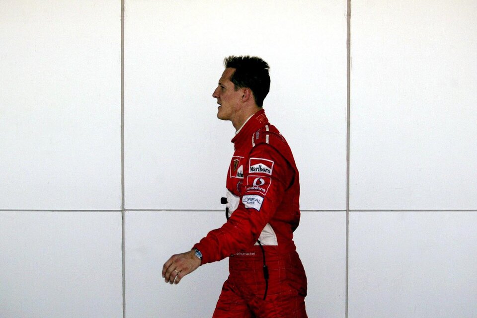 Michael Schumacher en 2004, cuando conquistó su último campeonato de F1 (Fuente: AFP)