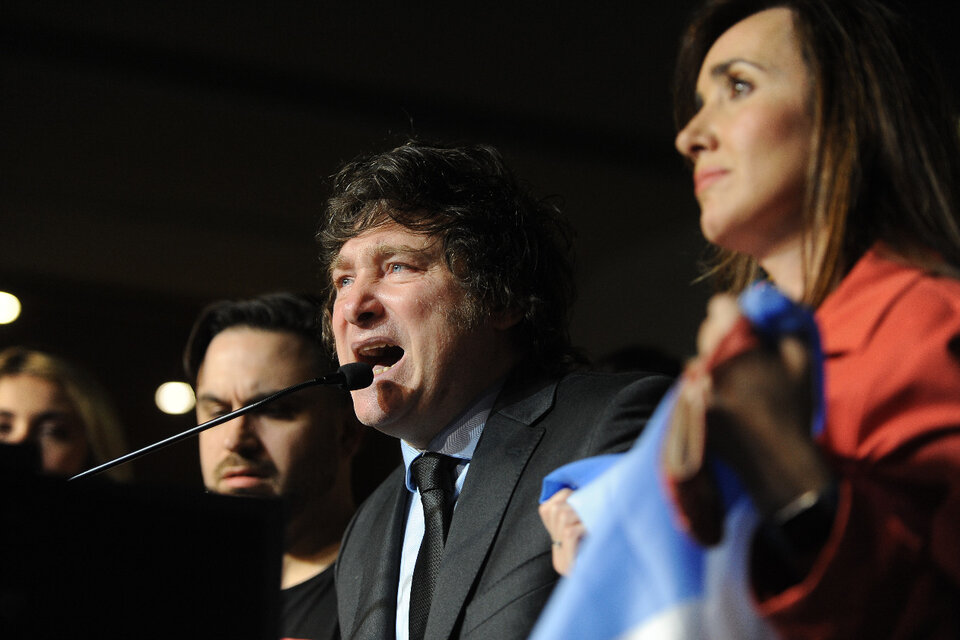 Con los votos que obtuvo en las PASO Javier Milei logró instalarse en la Ciudad de Buenos Aires. (Fuente: Enrique García Medina)