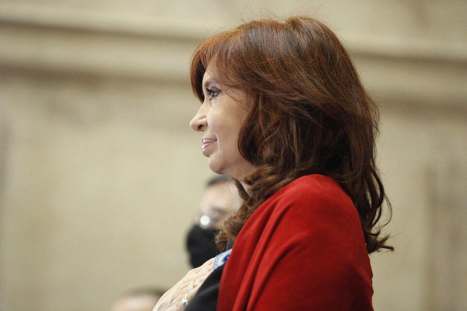 Cristina Fernández de Kirchner, vicepresidenta de la Nación.  (Fuente: NA)