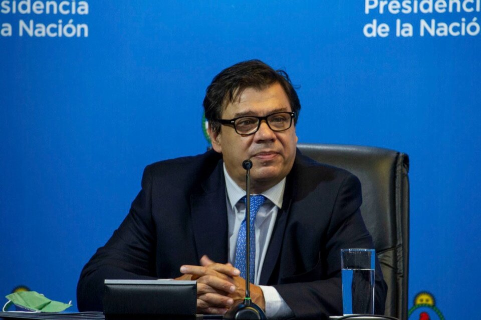 Claudio Moroni, ministro de Trabajo.