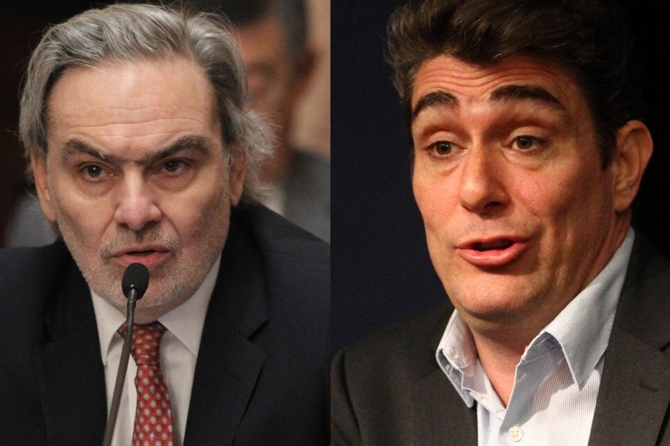 Gustavo  Lopetegui y Javier Iguacel, los exfuncionarios acusados.