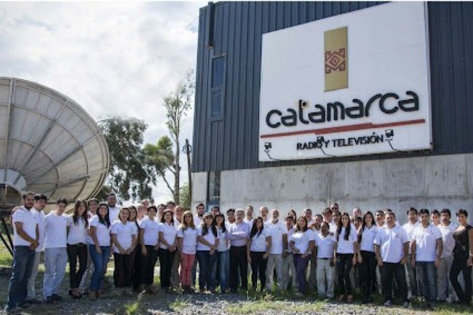 El equipo que fundó Catamarca Radio y Televisión en 2012.