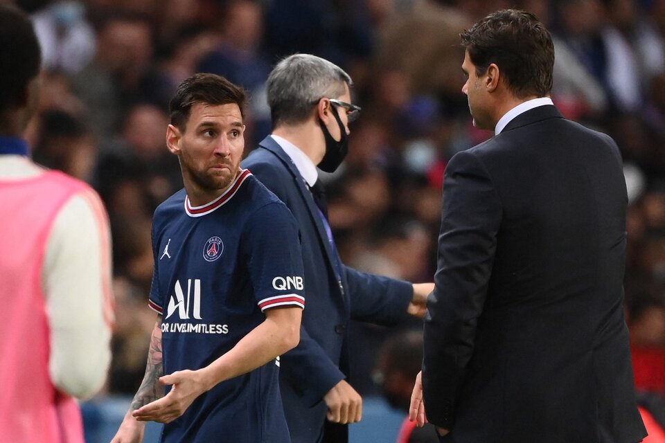 Apareció Icardi y festejó el PSG, que sufrió el enojo de Messi por ser reemplazado (Fuente: AFP)