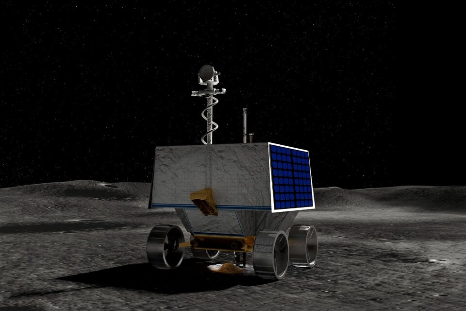 VIPER: el vehículo que envía la NASA para explorar el territorio lunar. (Fuente: EFE)
