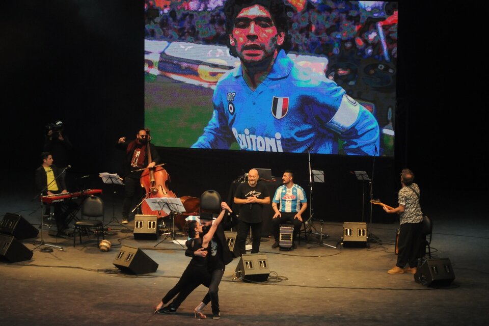 El tango rindió tributo a Maradona (Fuente: Guadalupe Lombardo)