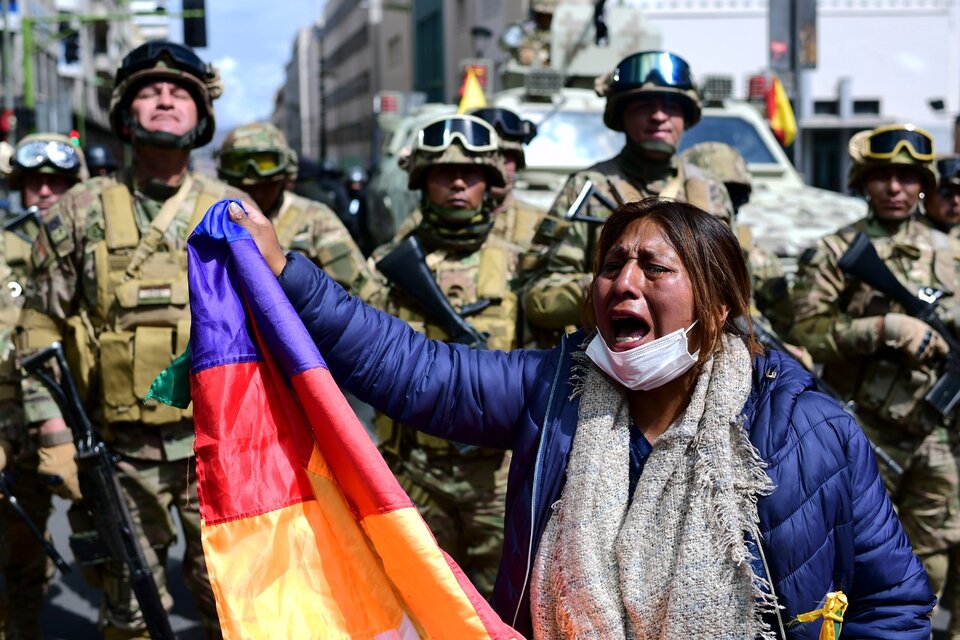 Las municiones fueron enviadas en noviembre de 2019 en apoyo al golpe contra Evo Morales. (Fuente: AFP)