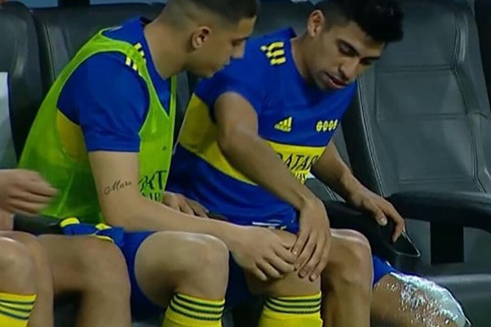 Boca: Juan Ramírez sufrió un esguince de rodilla y se pierde el Superclásico (Fuente: Imagen de TV)