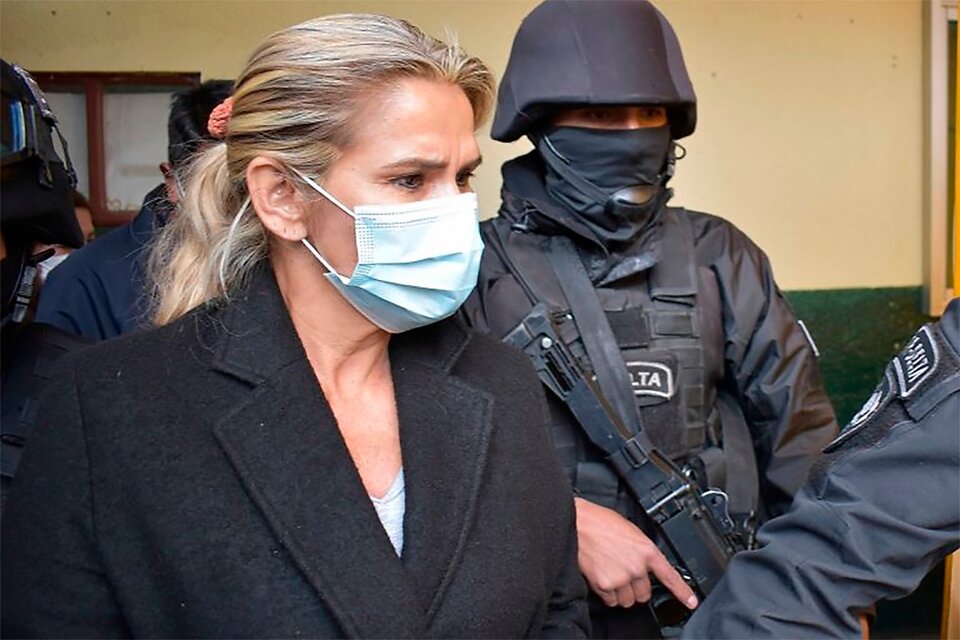 Añez no logró que su caso saliera de la justicia ordinaria. (Fuente: EFE)