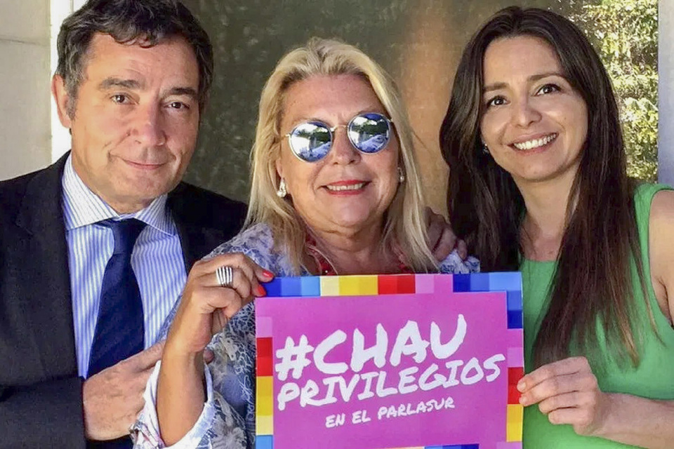 La relación de Pepín Rodríguez Simón con Ellisa Carrió es reconocida en todo el mundo político.