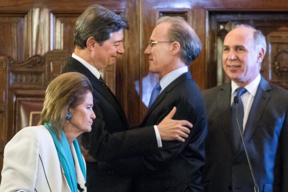 Horacio Rosatti, Carlos Rosenkrantz, Ricardo Lorenzetti y Elena Highton de Nolasco.