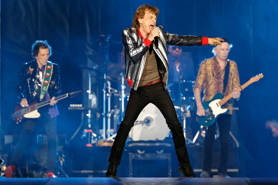 Los Rolling Stones hicieron su primer show sin el baterista Charlie Watts. (Fuente: AFP)