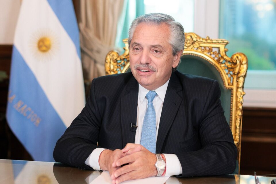 Alberto Fernández volvió a reclamar ante la ONU y OIT la necesidad de “impulsar un pacto que permita extender los plazos para atender los pagos de los endeudamientos"  (Fuente: Presidencia)