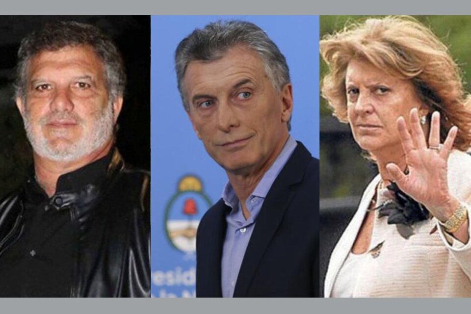 Alicia Blanco Villegas, Gianfranco y Mauricio Macri, acusados de evasión fiscal.