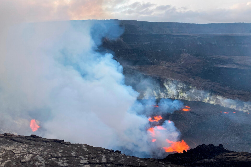 Kilauea, el volcán más activo de Hawái entró en erupción (Fuente: EFE)