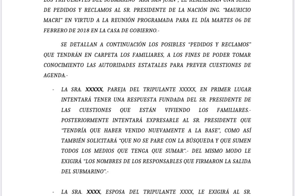 Uno de los partes de inteligencia presentados como prueba ante la Justicia. 