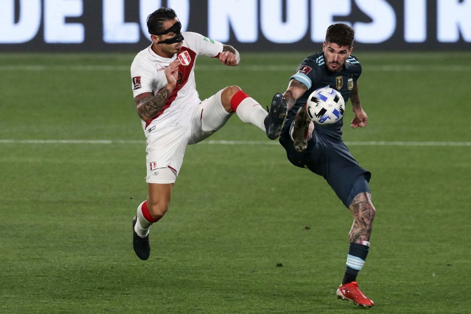 Rodrigo De Paul cerró una notable triple fecha ante Perú (Fuente: NA)