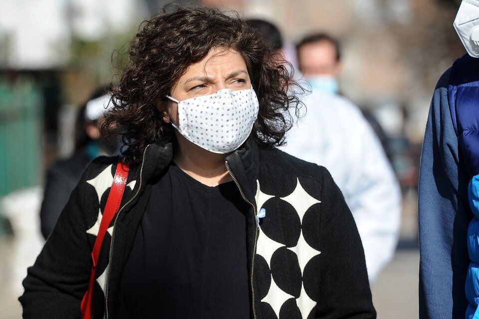 La ministra de Salud, Carla Vizzotti, habló de su operación y respondió las críticas por haber concurrido a una clínica privada. (Fuente: Enrique García Medina)