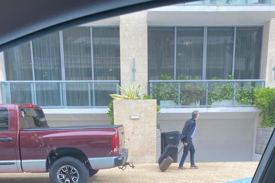 El expresidente Mauricio Macri en Miami Beach